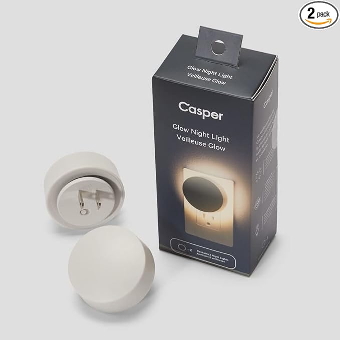 Casper Sleep Glow Night Light, White, Two Pack