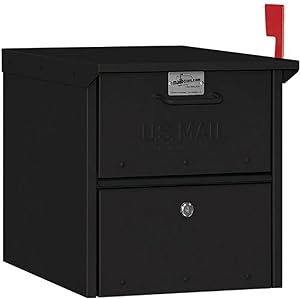 Salsbury Industries 4325BLK, Black Roadside Mailbox