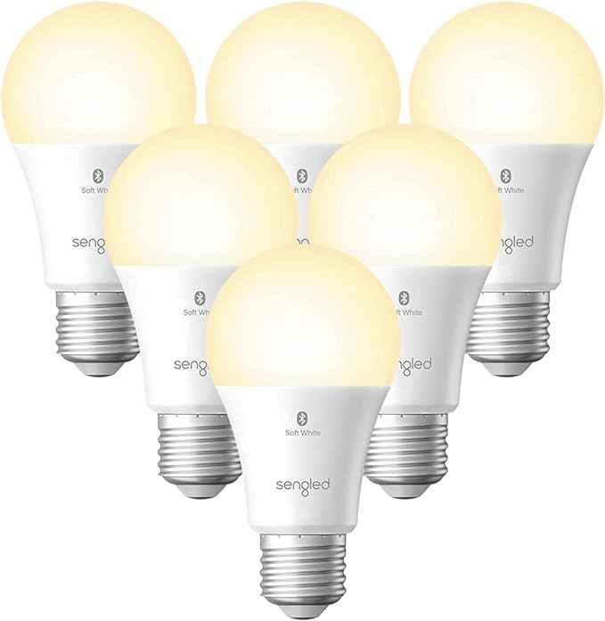 Sengled Smart Light Bulbs, Dimmable LED, 6 Pack