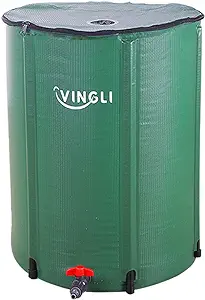 VINGLI 66 Gallon Collapsible Rain Barrel