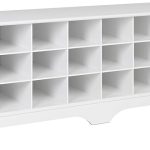 Prepac White Hall Bench With Storage