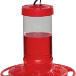 First Nature 993051 546 16 Oz. Hummingbird Feeder, Red