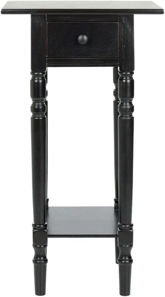 Safavieh American Homes Collection Sabrina Distressed Black Side Table