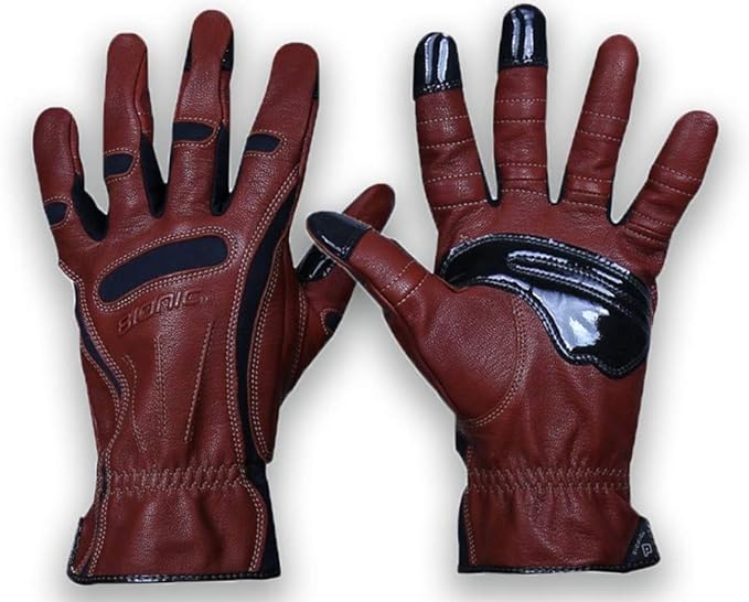 Bionic Mens Tough Pro with Natural Fit Premium Leather Work Gloves