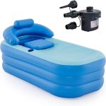 Co Z Inflatable Adult Bath Tub With Portable Feature