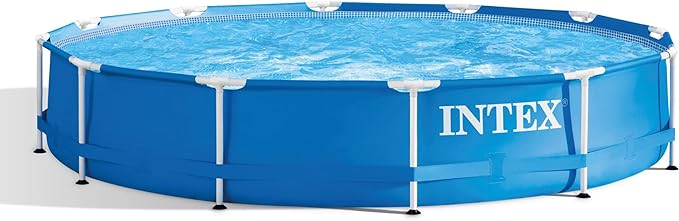 INTEX Metal Frame Above Ground Swimming Pool Set