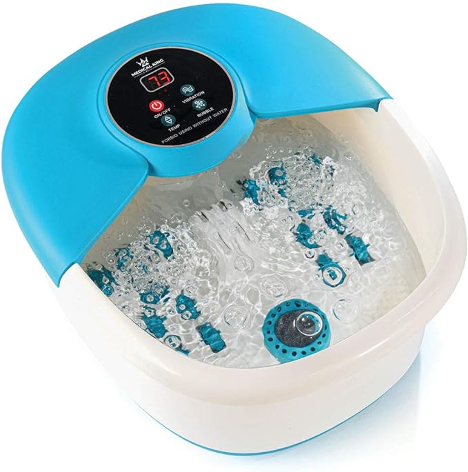 Foot Spa Massager with Heat and 5 in 1 Foot Bath Massager