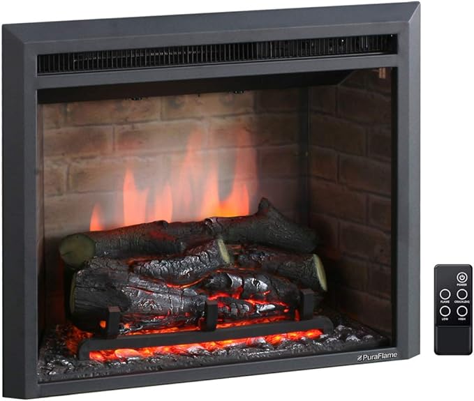 PuraFlame Western Electric Fireplace Insert