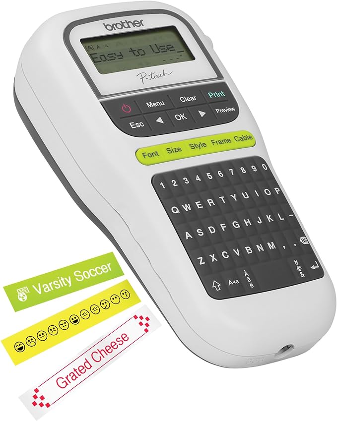 Brother P-Touch Label Maker, Portable Thermal Printer