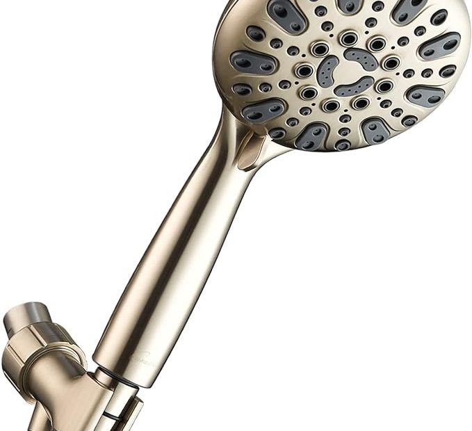 Handheld Shower Head With 6 Spray Settings