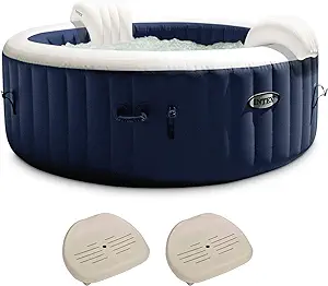 Intex PureSpa Plus 6 Person Inflatable Hot Tub Spa