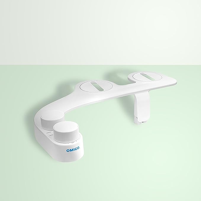 Element Bidet Attachment with Dual Nozzles (White)