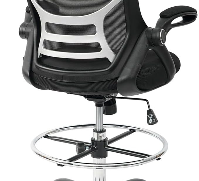 Hylone Drafting Chair With Adjustable Footrest