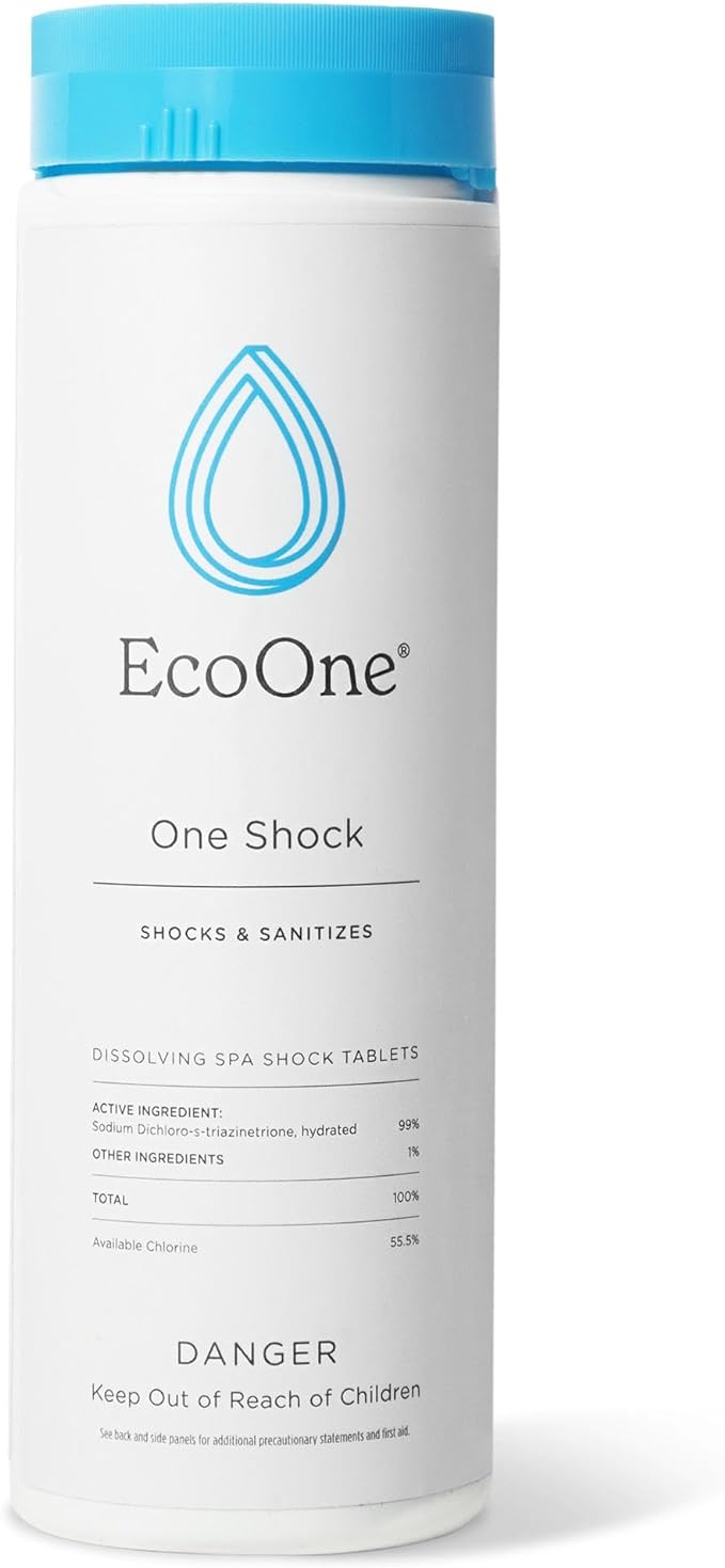 EcoOne Chlorine Tablets for Hot Tub Shock & Sanitization