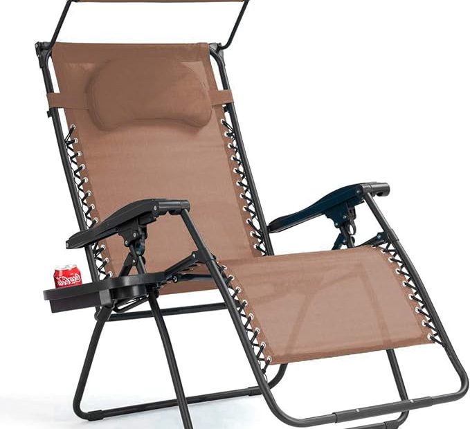 Goplus Zero Gravity Folding Lounge Chair