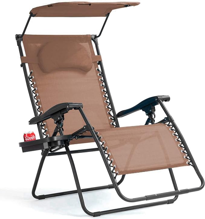 Goplus Zero Gravity Folding Lounge Chair