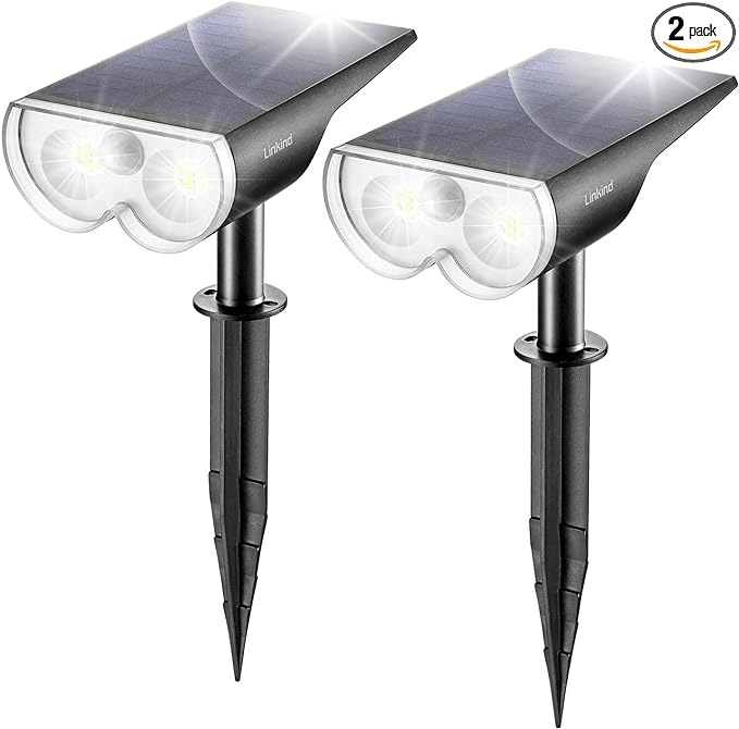 Linkind Solar Spot Lights with Motion Sensor