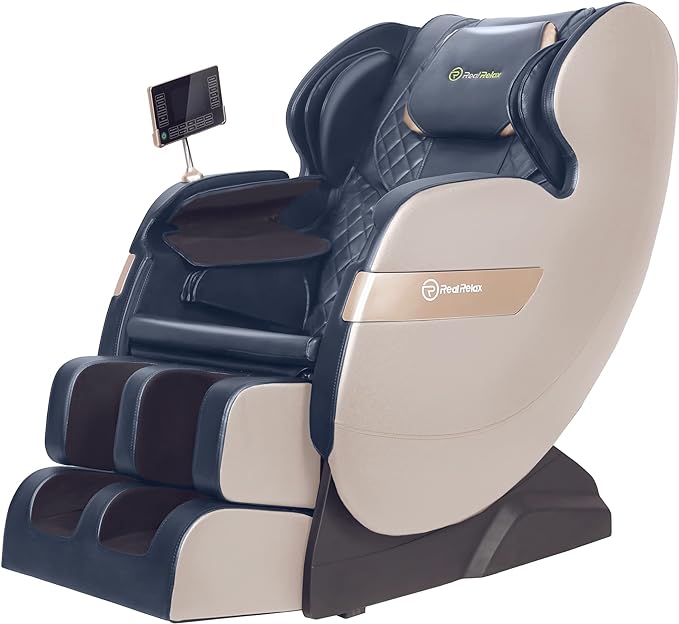 Real Relax Dual Core S Track Full Body Zero Gravity Massage Chair Recliner