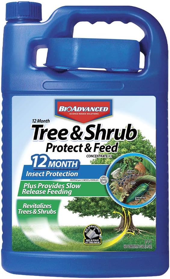 BioAdvanced 12 Month Tree and Shrub Protect and Feed II, Concentrate, 1 Gal