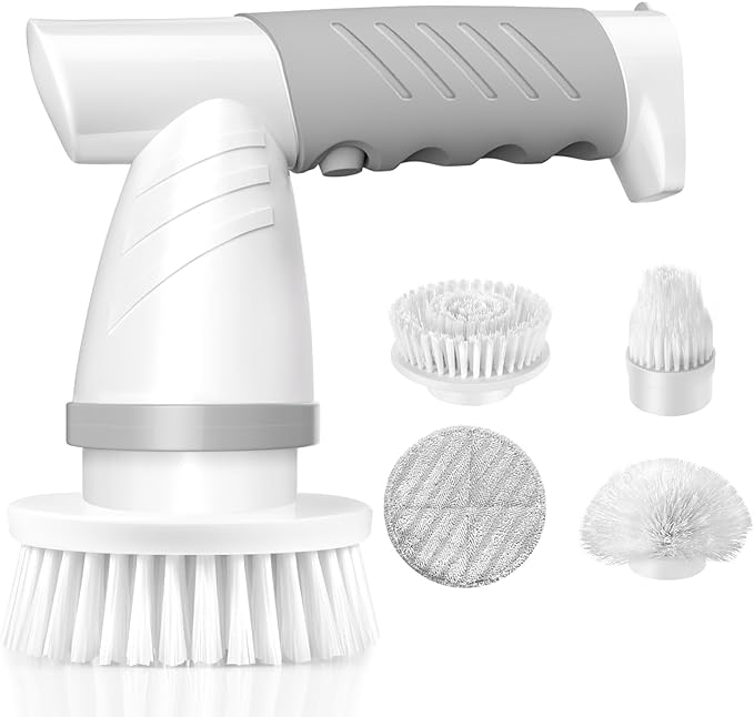 IEZFIX Electric Spin Scrubber for Bathroom Cleaning