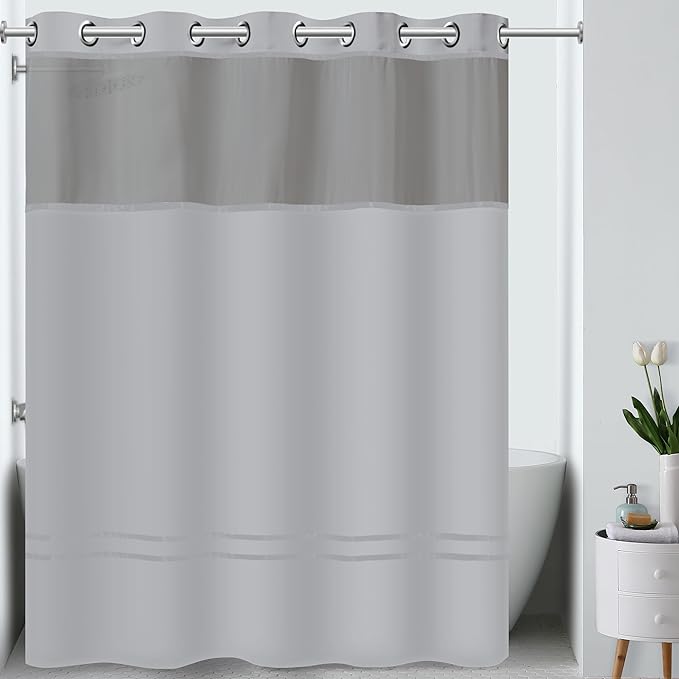 Hookless Its A Snap! Escape Shower Curtain