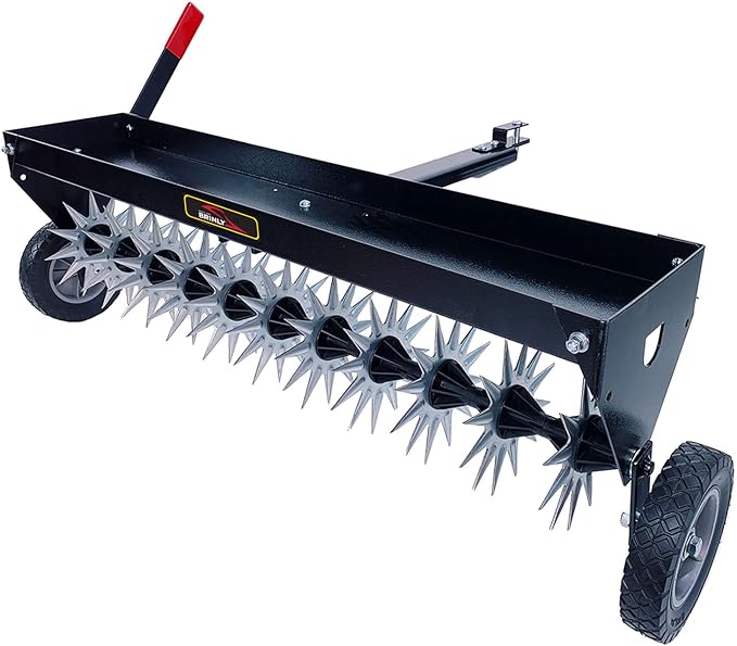 Brinly Spike Aerator with Transport Wheels