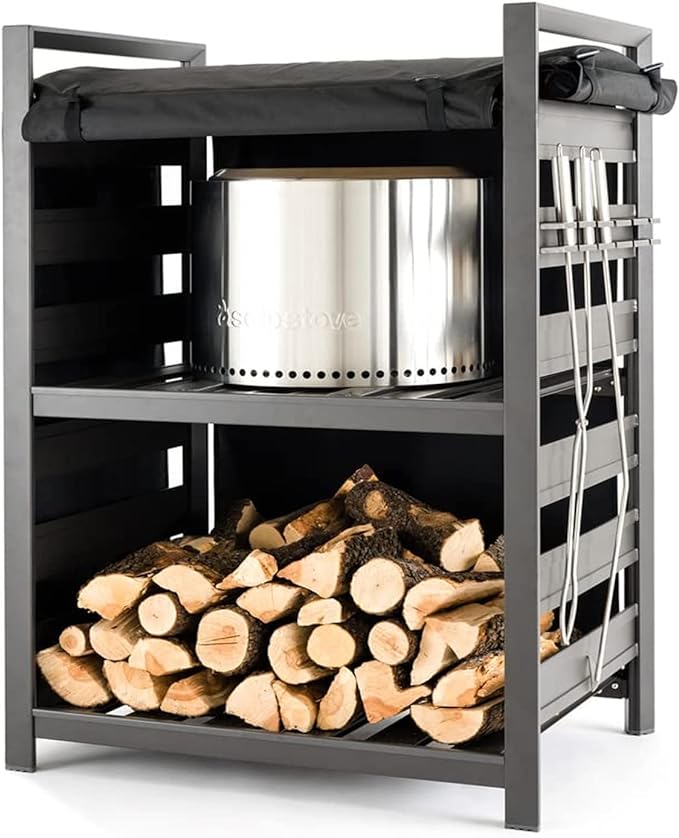 Solo Stove Station Aluminum Firewood Rack