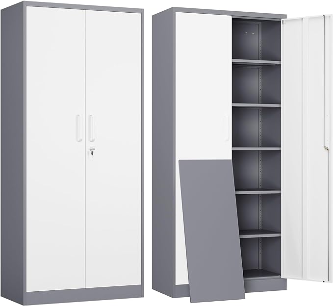 Yizosh Metal Garage Storage Cabinet