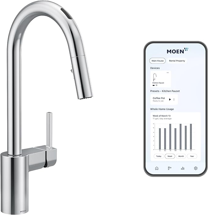 Moen Align Smart Touchless Kitchen Faucet