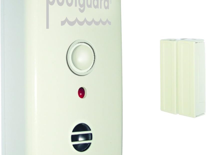 Poolguard Dapt 2 Water Hazard Pool Door Alarm, White