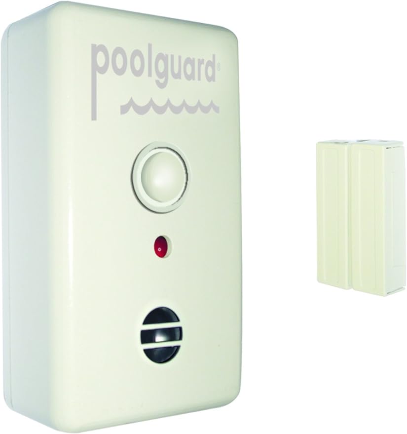 PoolGuard DAPT-2 Water Hazard Pool Door Alarm, White