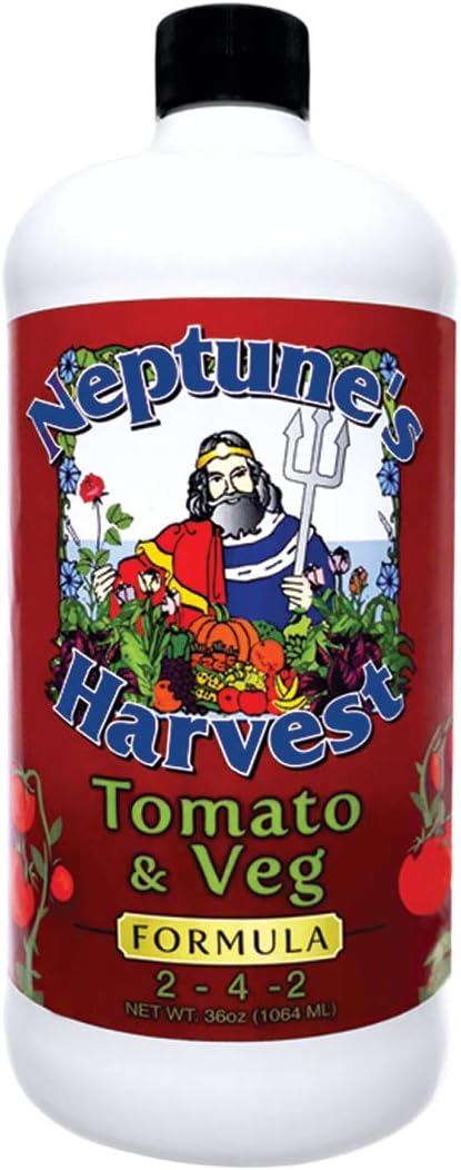 Neptunes Harvest Tomato & Veg Fertilizer 2-4-2, 36 oz