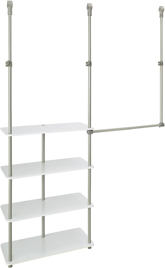 ClosetMaid Closet Maximizer with Shelves & Double Hang Rod