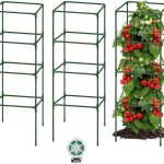 3 Pack Tomato Cages For Garden Square Plant Support