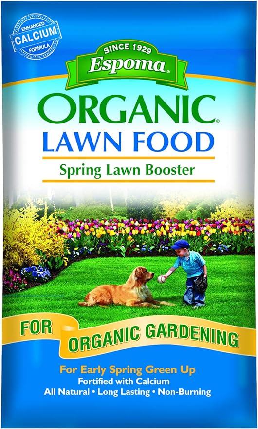 Espoma EOLB30 Organic Lawn Booster Fertilizer, 30-Pound