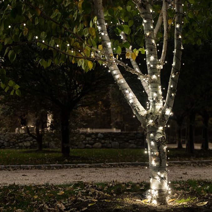 Solar String Lights, 125 LEDs, Weather Resistant