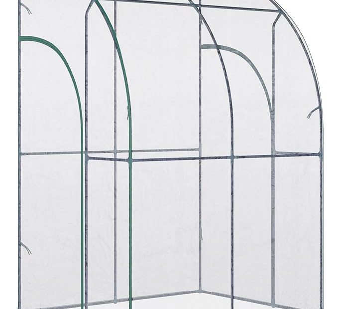 Outsunny 5x4 Lean To Greenhouse