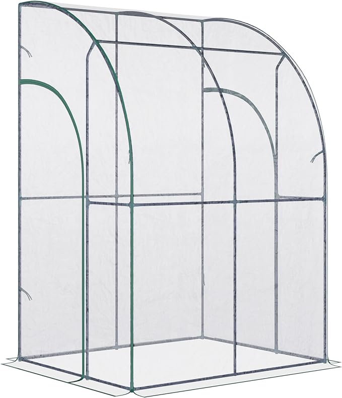 Outsunny 5x4 Lean-to Greenhouse