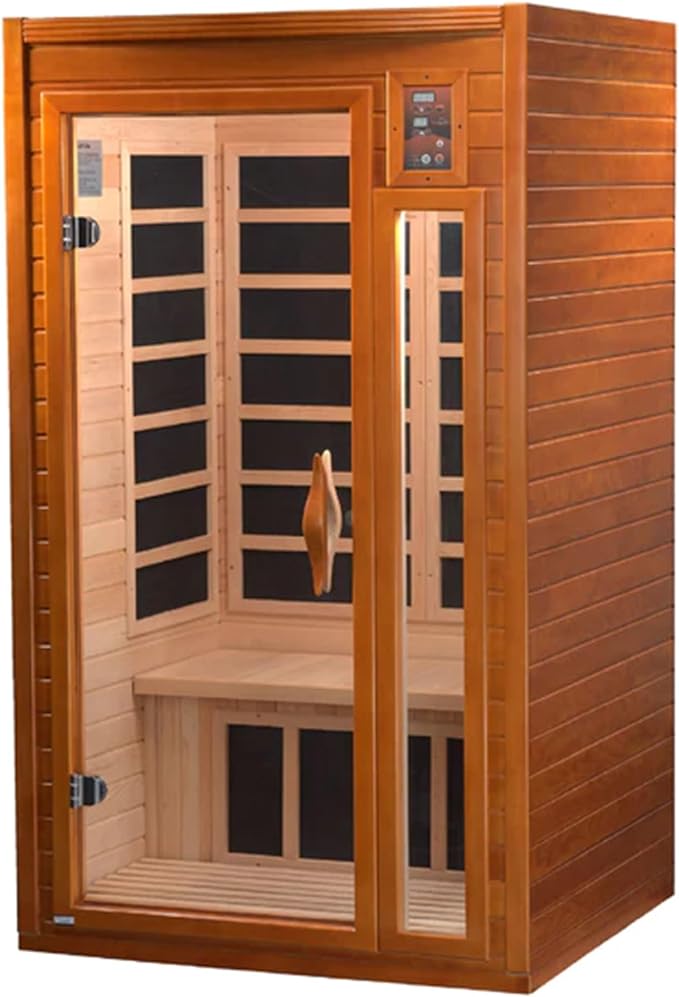 Dynamic Barcelona Hemlock Wood Infrared Sauna