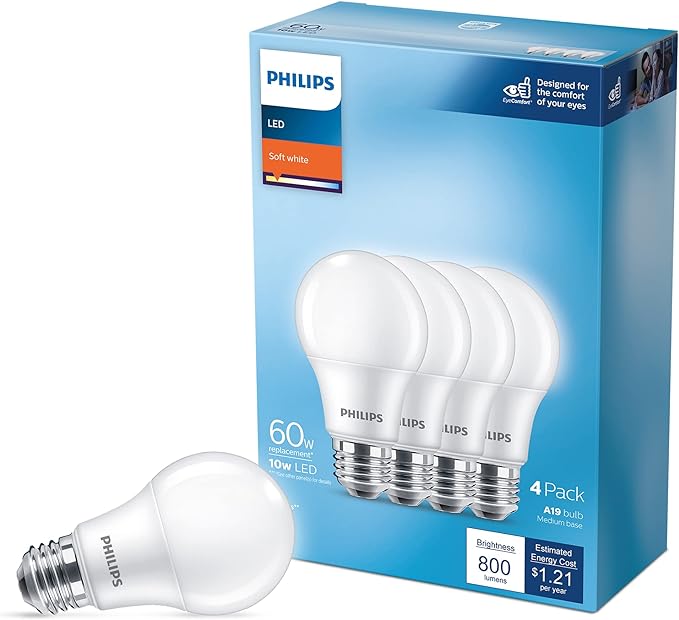 Philips LED A19 Light Bulb