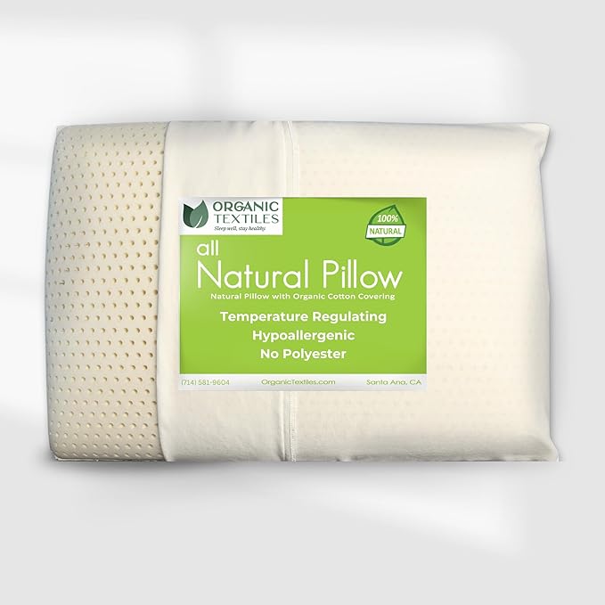 OrganicTextiles Natural Latex Pillow