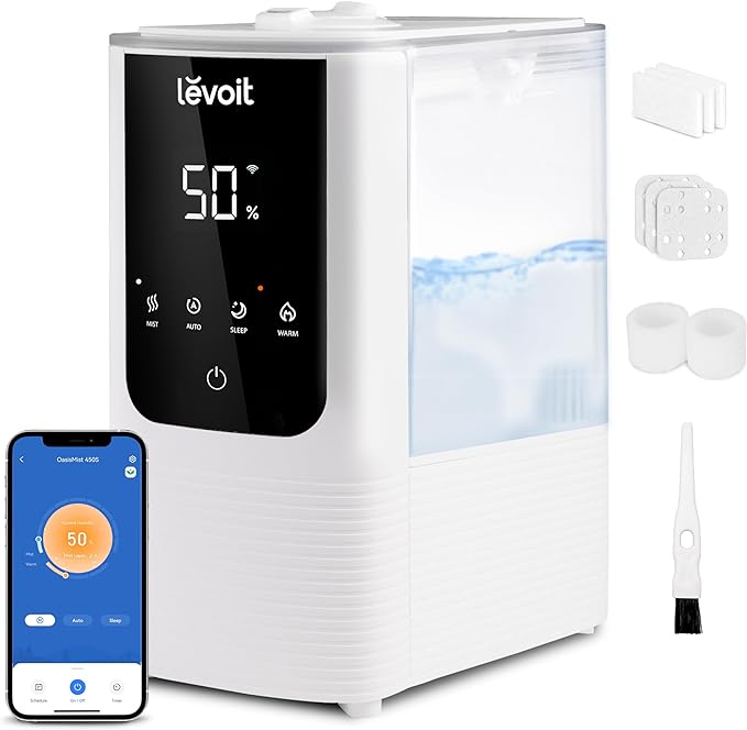 LEVOIT Smart Warm and Cool Mist Air Humidifier