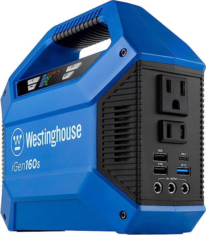 Westinghouse 155Wh Portable Power Station and Solar Generator