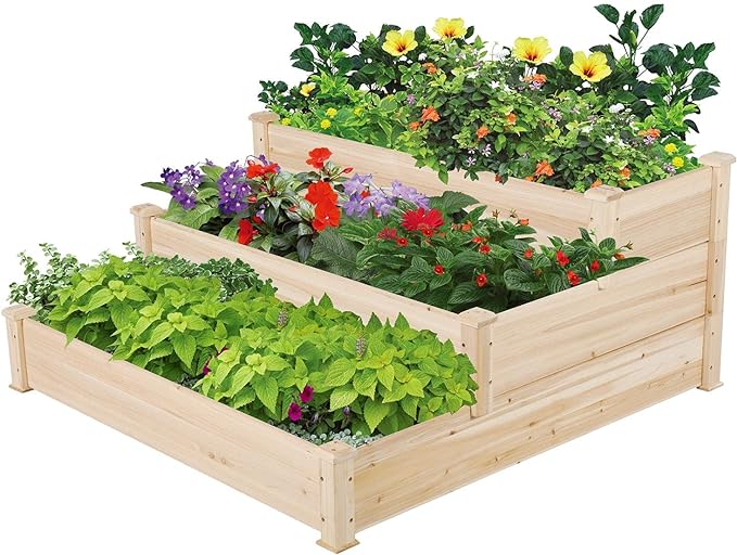 Yaheetech 3 Tier Raised Garden Bed