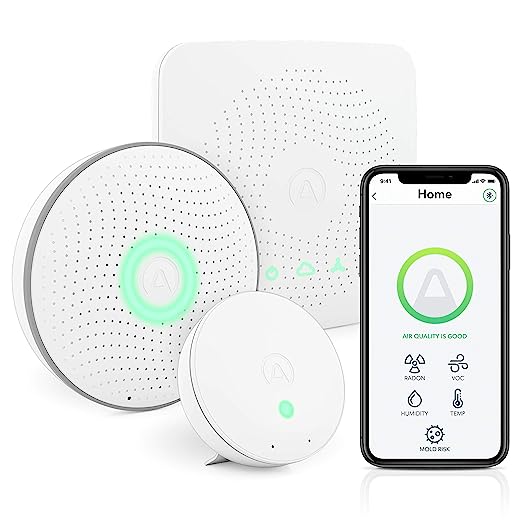 Airthings 4200 House Kit, Indoor Air Quality Monitoring System