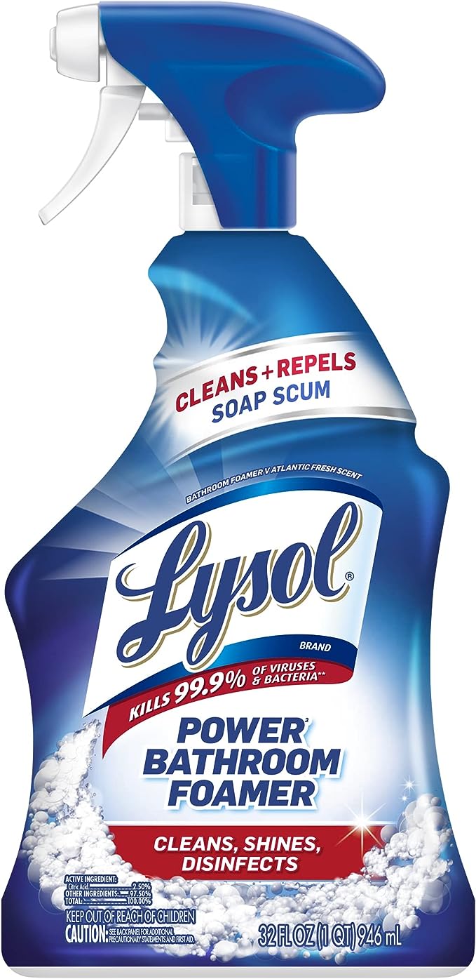 Lysol Power Foaming Cleaning Spray for Bathrooms