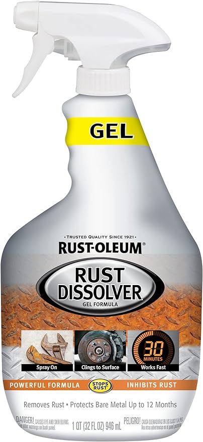 Rust-Oleum 300112 Rust Dissolver Gel, 32 oz