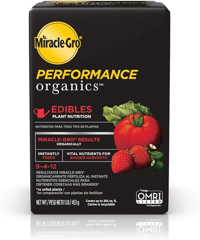 Miracle-Gro Organic Plant Food for Tomatoes, Vegetables, Herbs and Fruits