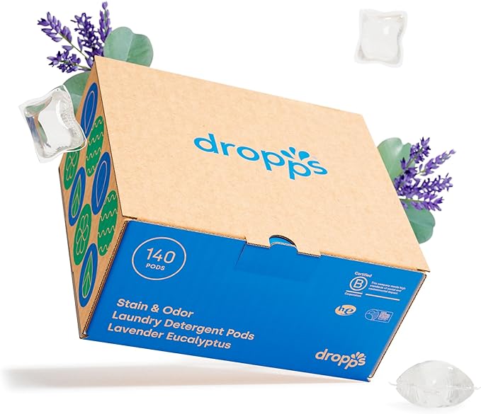 Dropps Stain & Odor Laundry Detergent Pods