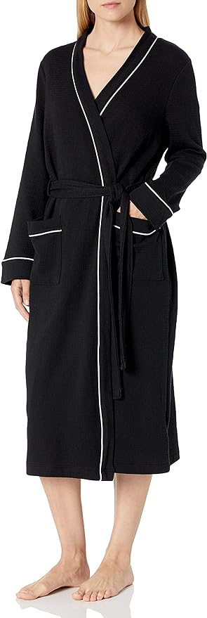 Amazon Essentials Women's Lightweight Waffle Robe